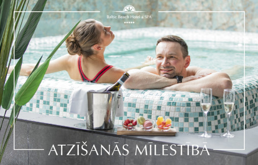 ATZĪŠANĀS MĪLESTĪBĀ -  The Garden, prosecco, deserts, masāža & maltīte