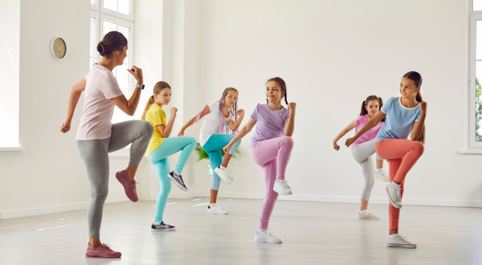 Group exercises for kids