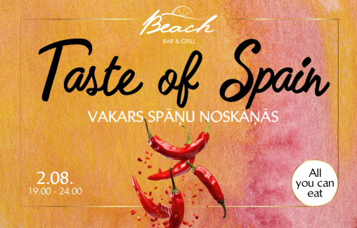 Vakars Spāņu noskaņās/ Taste of Spain 02.08. - 19:00