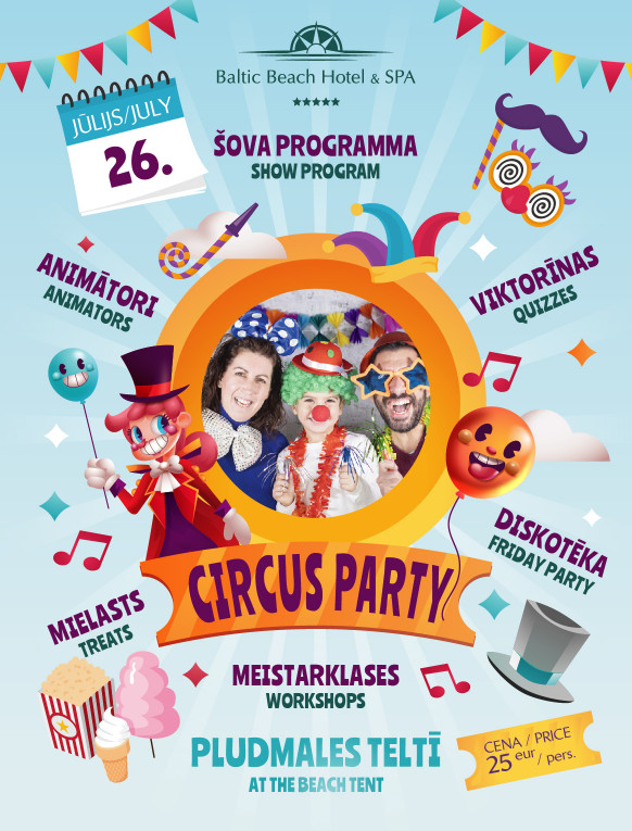 Circus Party on the beach 26.07.