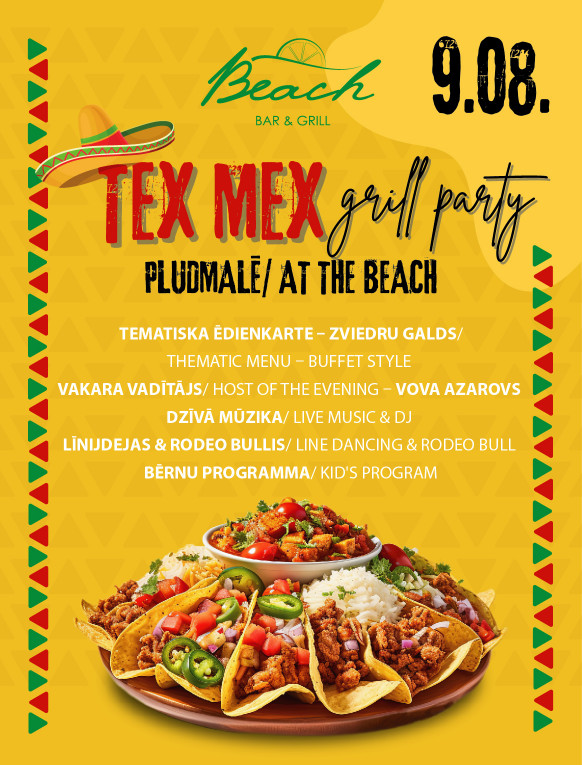 Tex - Mex Grill Party/ 09.08. - 19:00
