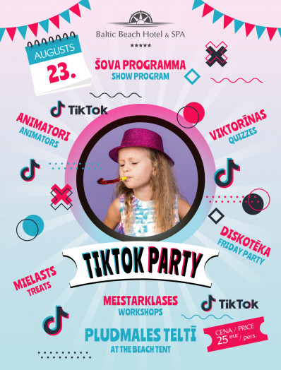 TikTok ballīte pludmalē/ 23.08. - 18:30