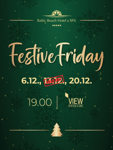 Festive Friday / 4-course meal + live music