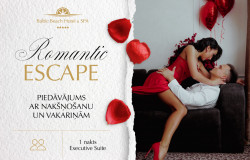 Romantic Escape/ nakšņošanas piedāvājums un vakariņas